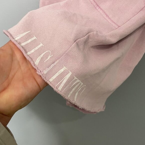 ALLSAINTS navarre pink lounge sweat shorts size S - Picture 5 of 7